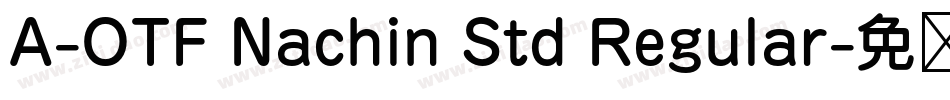 A-OTF Nachin Std Regular字体转换